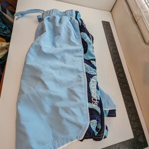 Medium blue swim trunks